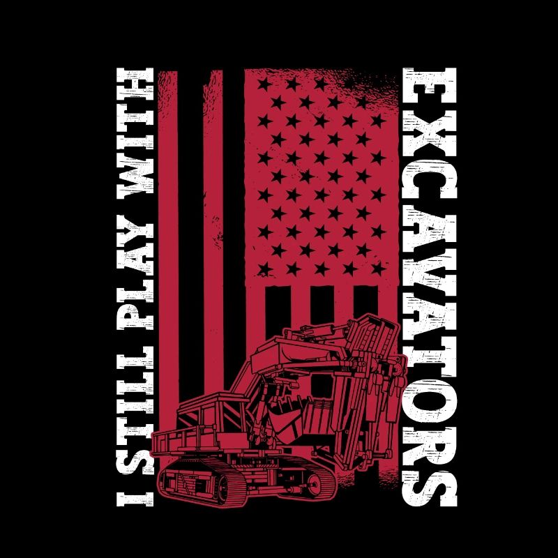 Baggerfahrer Bagger États-Unis