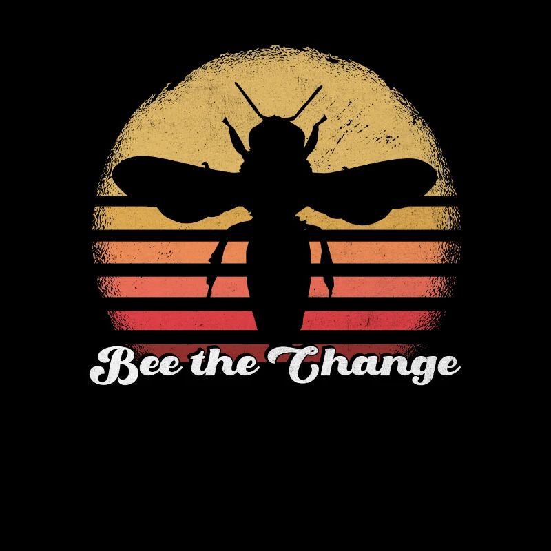Bee The Change Motivation Bee Art