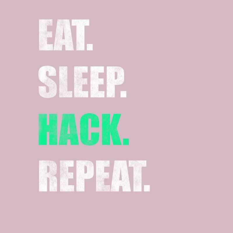 Manger Sleep Hack Répéter Hacker Hacken