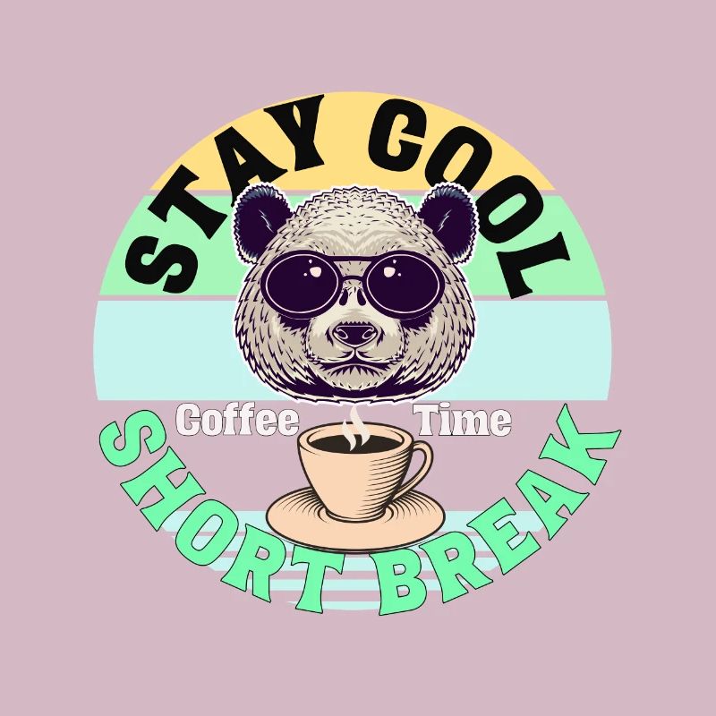 Kaffee Panda Temps de pause café Kaffee Pause