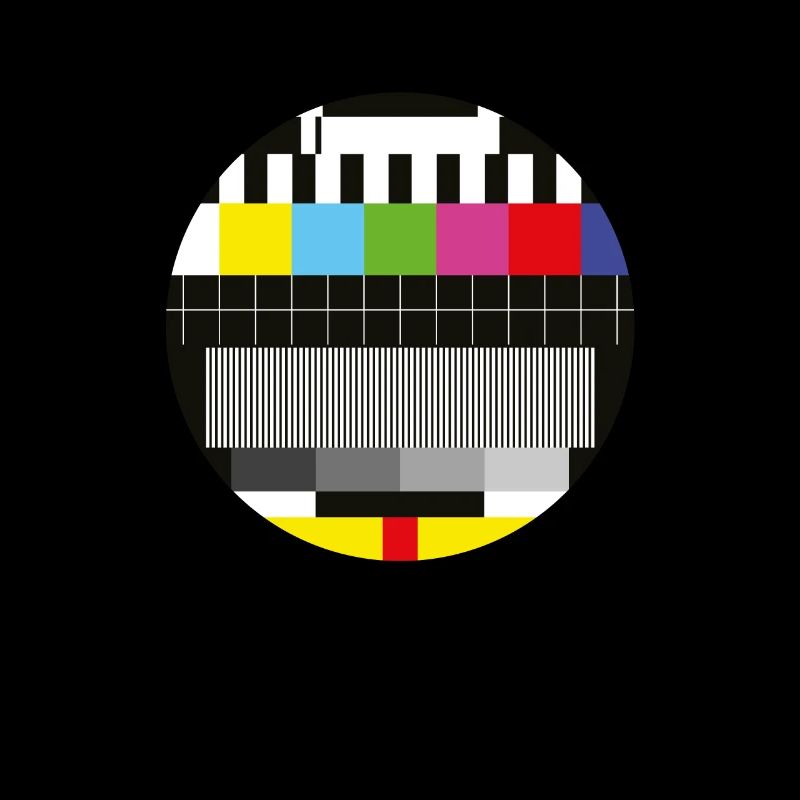 Test pattern - no signal TV pause