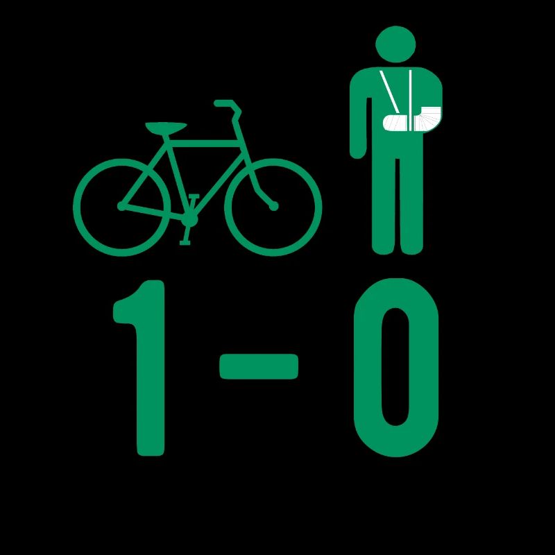 Bicycle accident plaster broken bone fracture