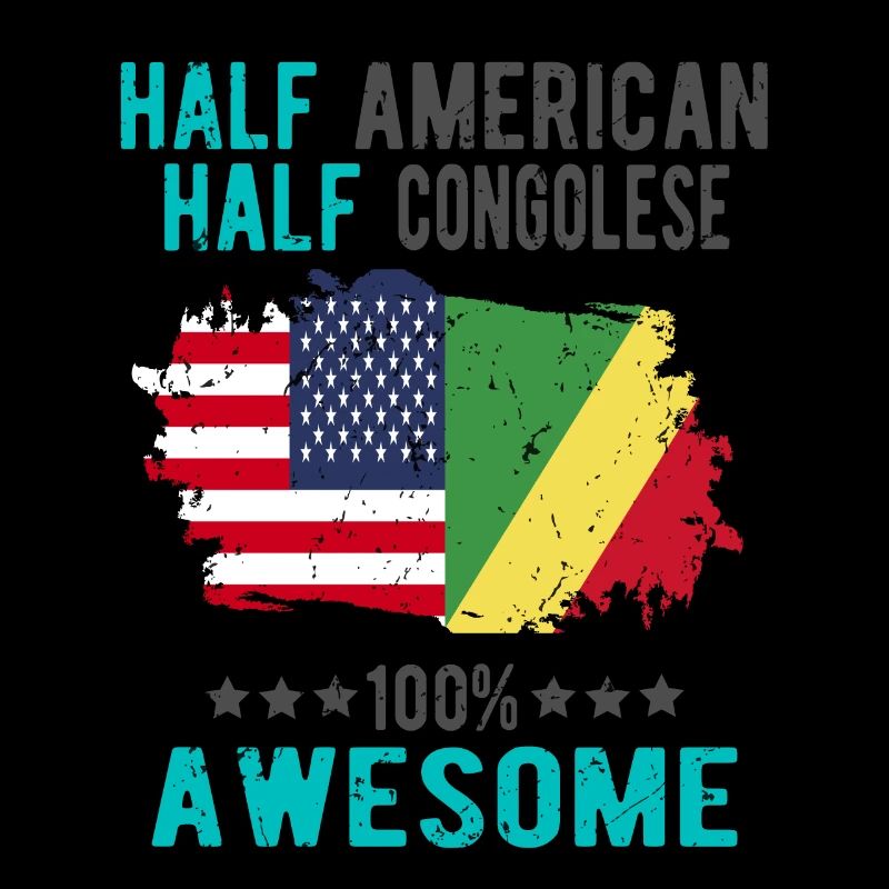 Half American, half Congolese