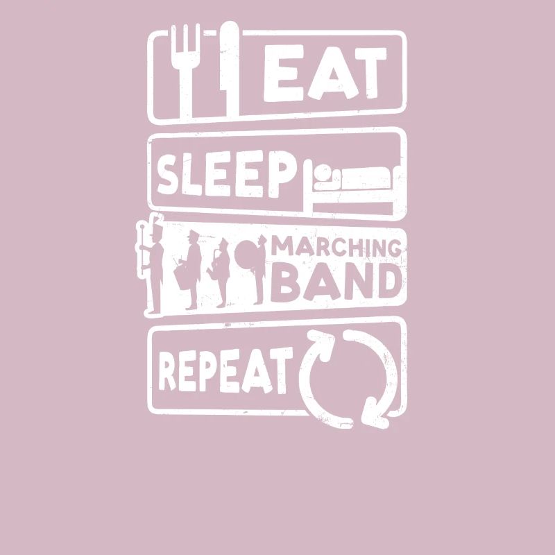 Marching Band Uniform Eat Sleep Repeat