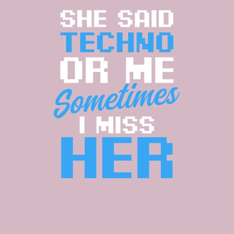 EDM Rave Techno sagte Techno oder ich manchmal vermissen