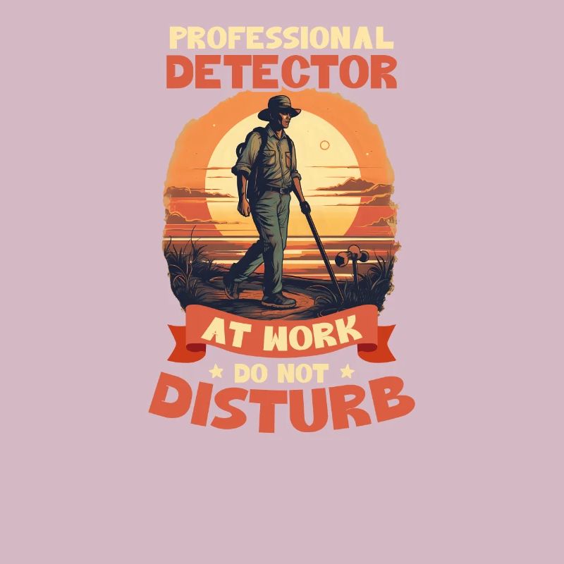 Metal Detecting Professional Detector At Work