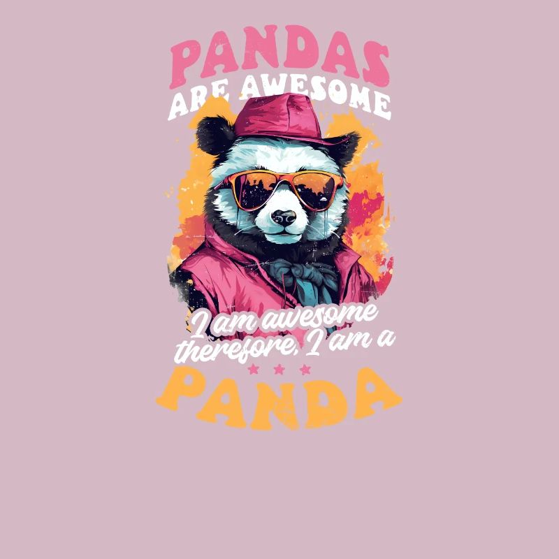 Panda Awesome Darum bin ich Awesome