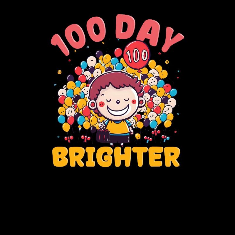 100 Days At School 100 Day Brighter