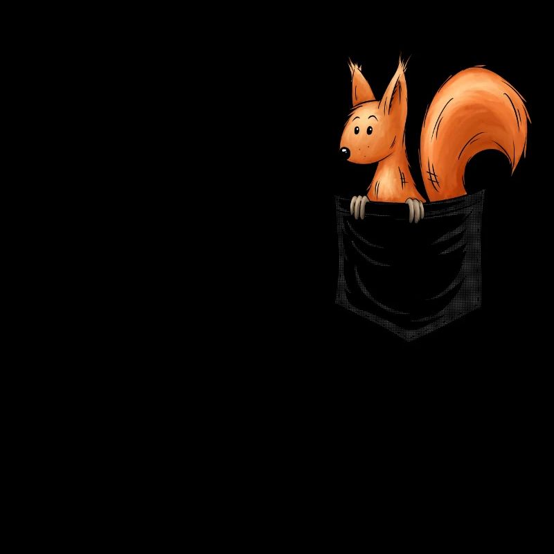 Casual Cute Squirrel In Your Bag