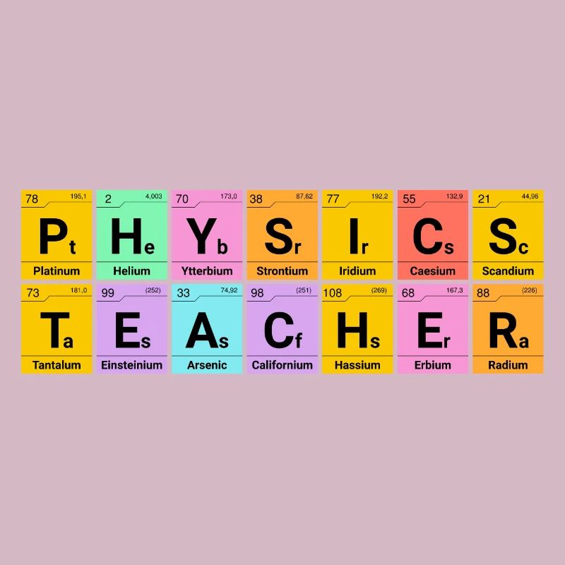 Physics Teacher Chemical Elements