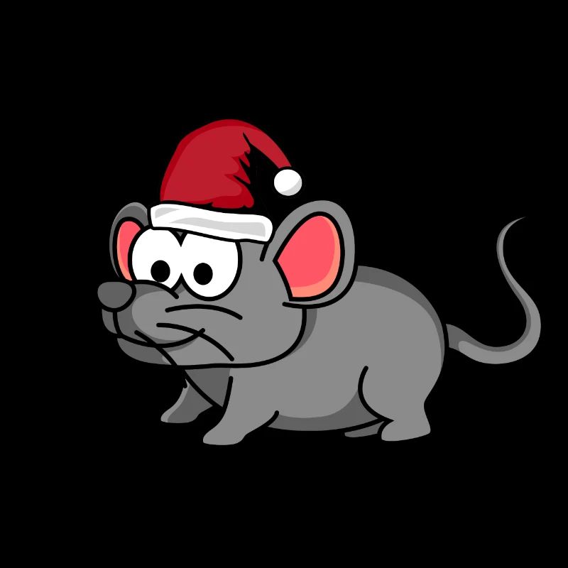 Souris Bande Dessinée Noël