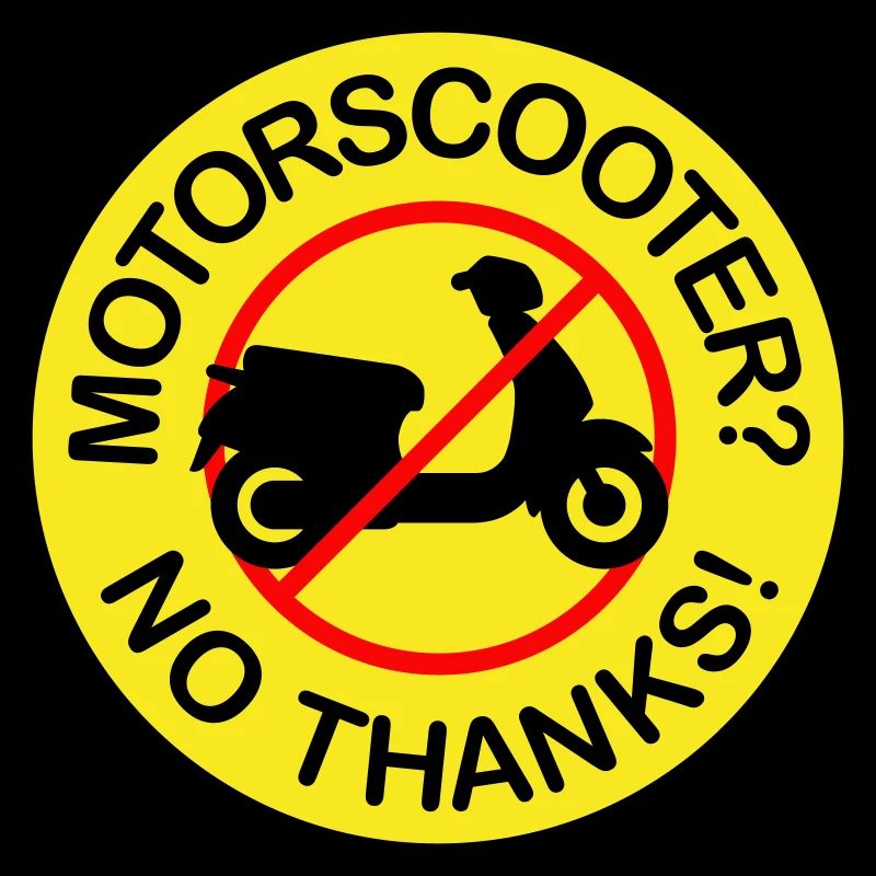 Motor Scooter? No Thanks! (3-color)