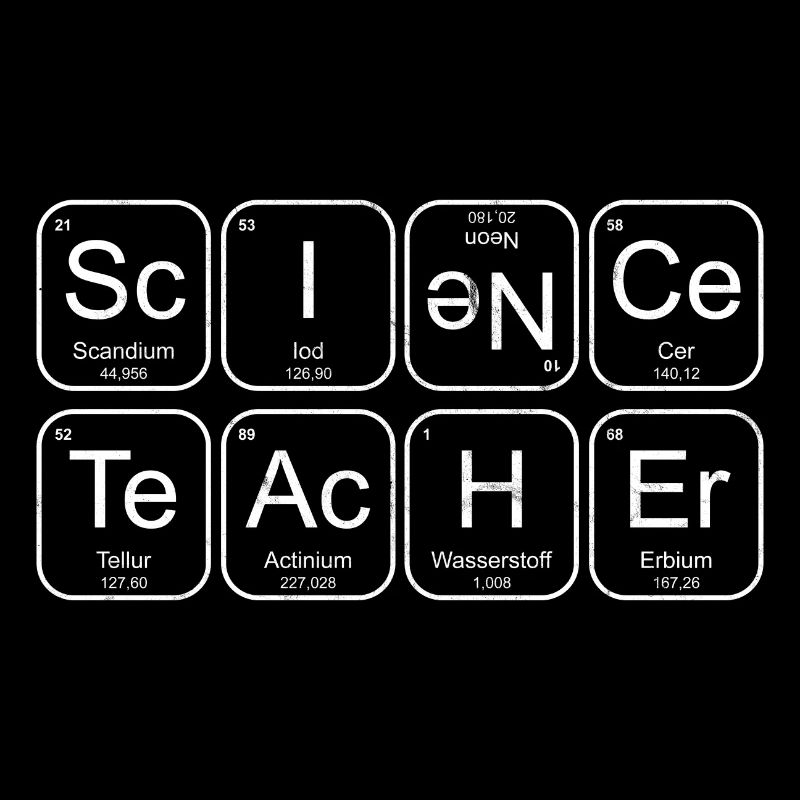 Lehrer Chemie Science Teacher Elemente