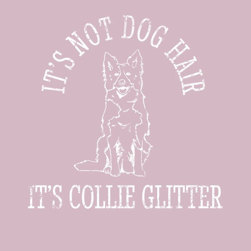 Conception unique de border collie pour