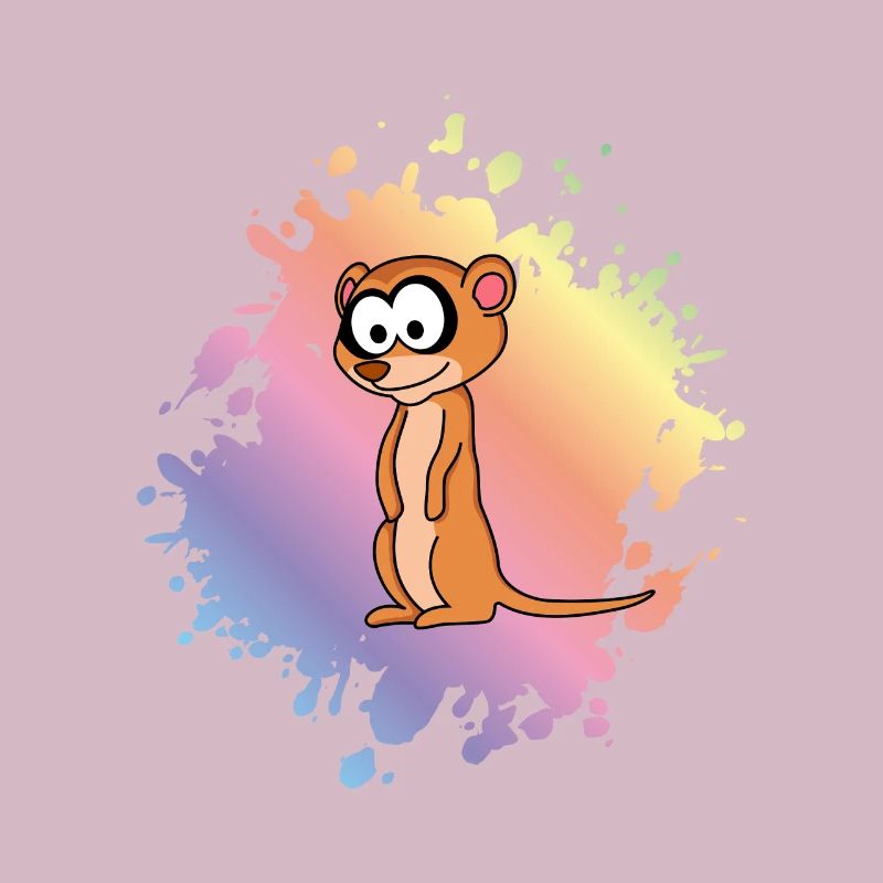Erdmännchen Comic Tier