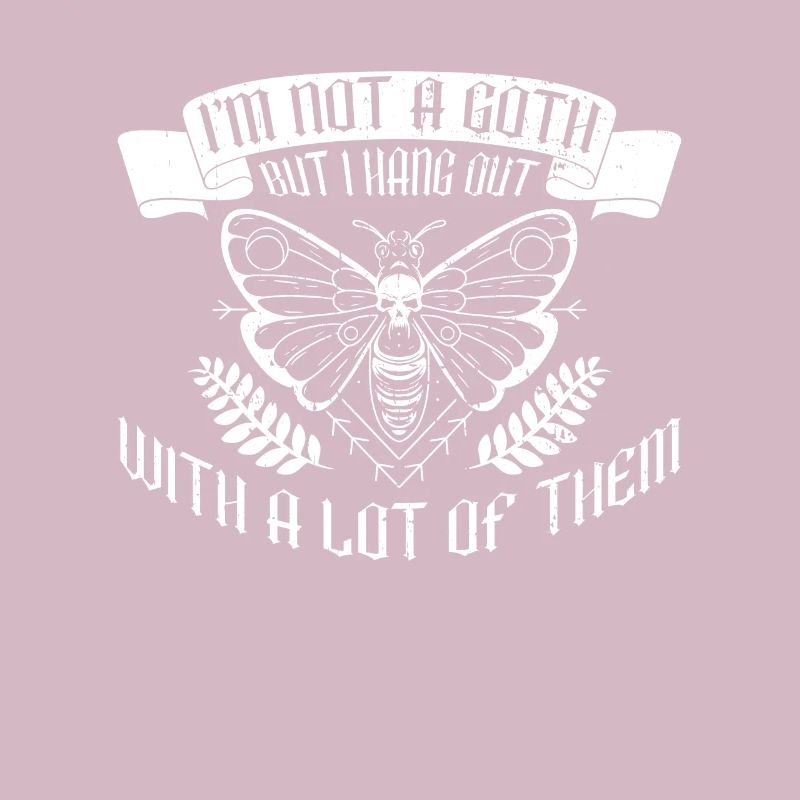 Goth Moth Gothic Grufti Emo Spruch