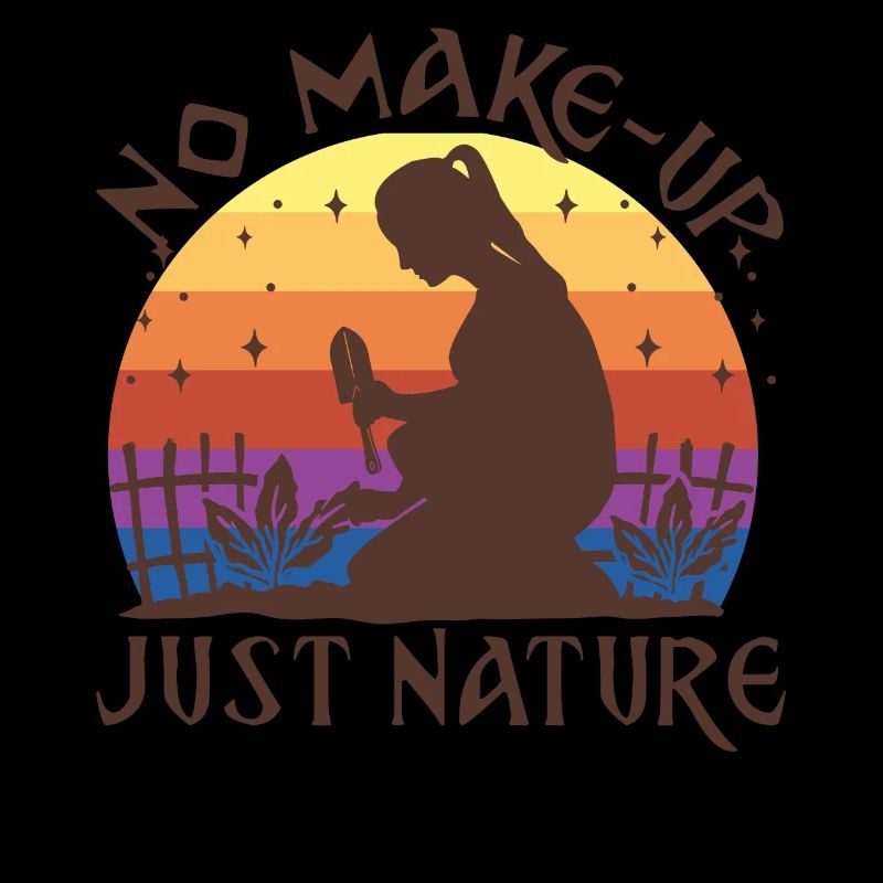 Pas de maquillage, juste la nature