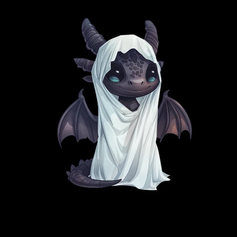 Drache Geist Halloween Niedlich Anime Kinder