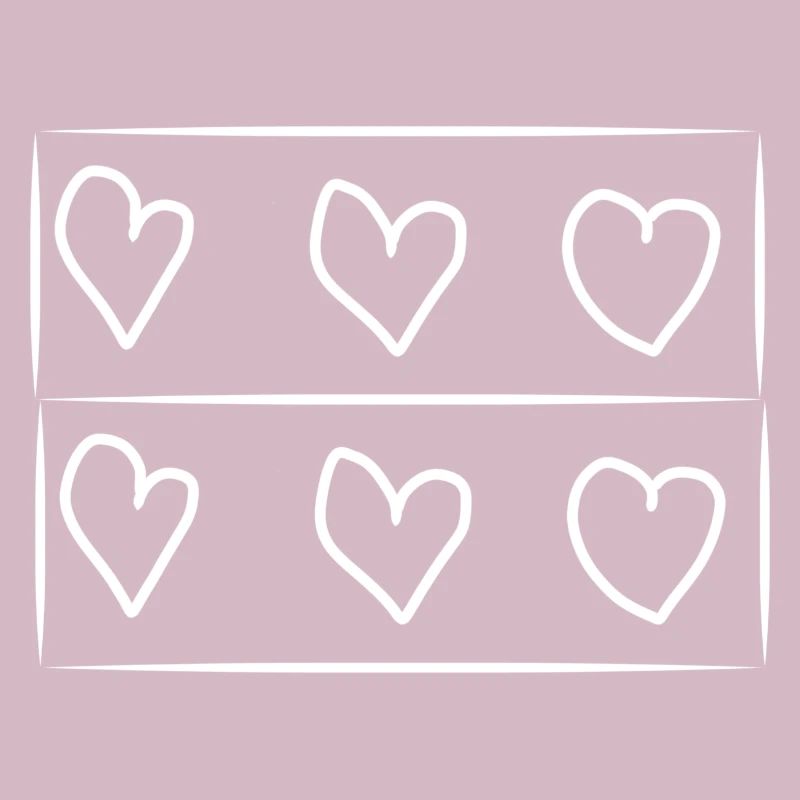 Six Hearts Heart Rectangle