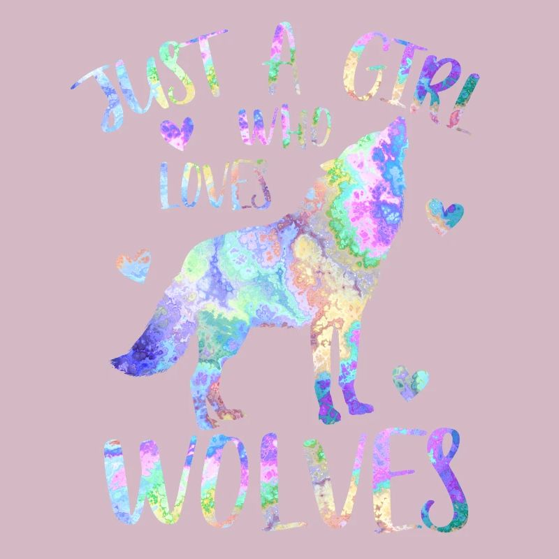 Nur ein Mädchen, das Wölfe liebt - Wolfsmädchen