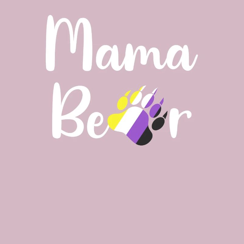 Non-Binary Mama Bear LGBTQ Mom Non-Binary Enby