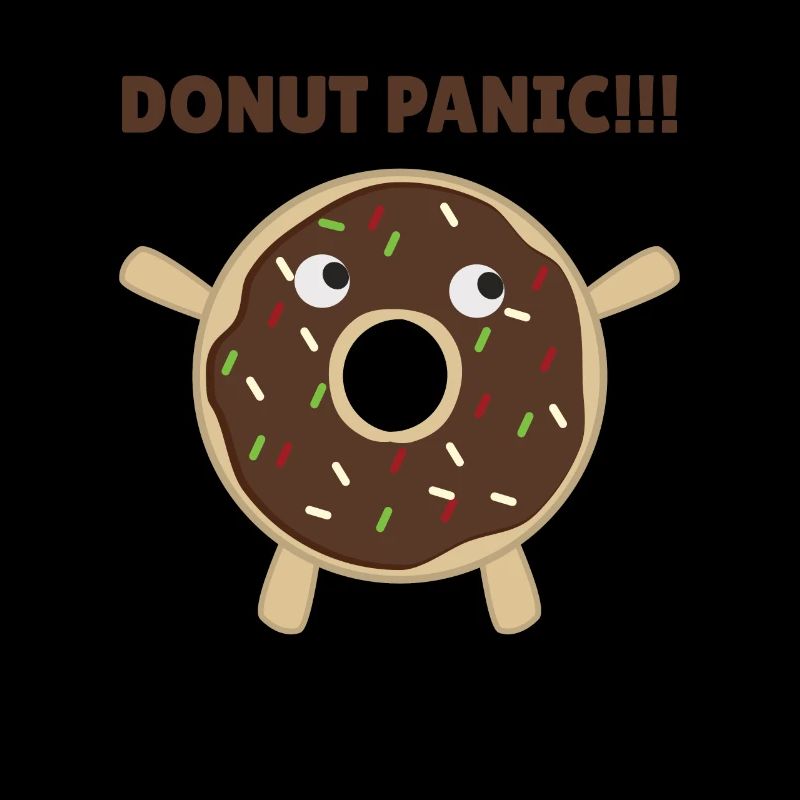 Donut Panic - jeu de mots amusant avec des beignets