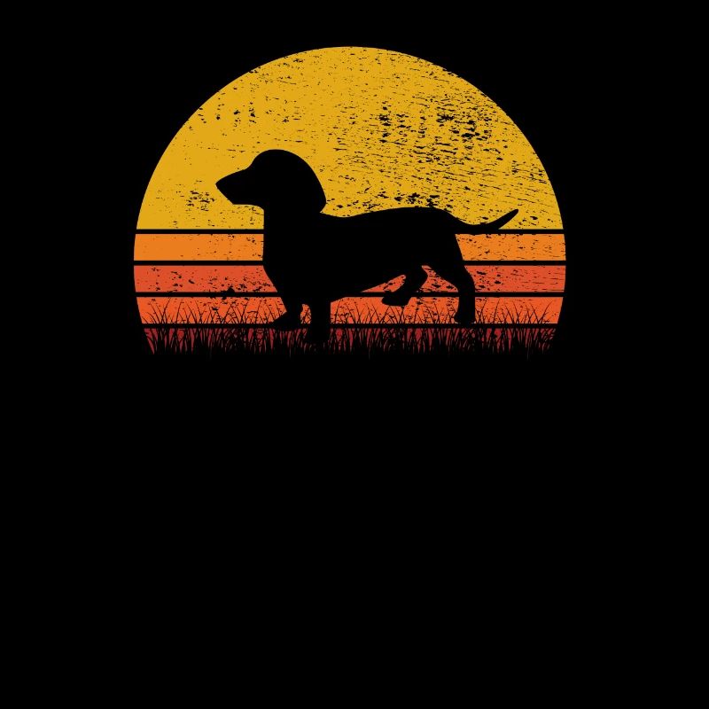 Teckel Rétro Chien Amant Chien Teckel Cadeau