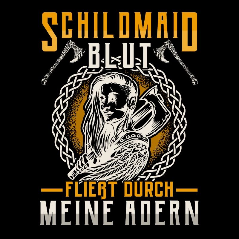 Wikinger Schildmaid durch die Adern