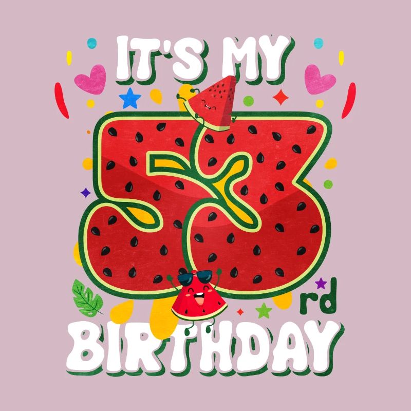 53e anniversaire Pastèque