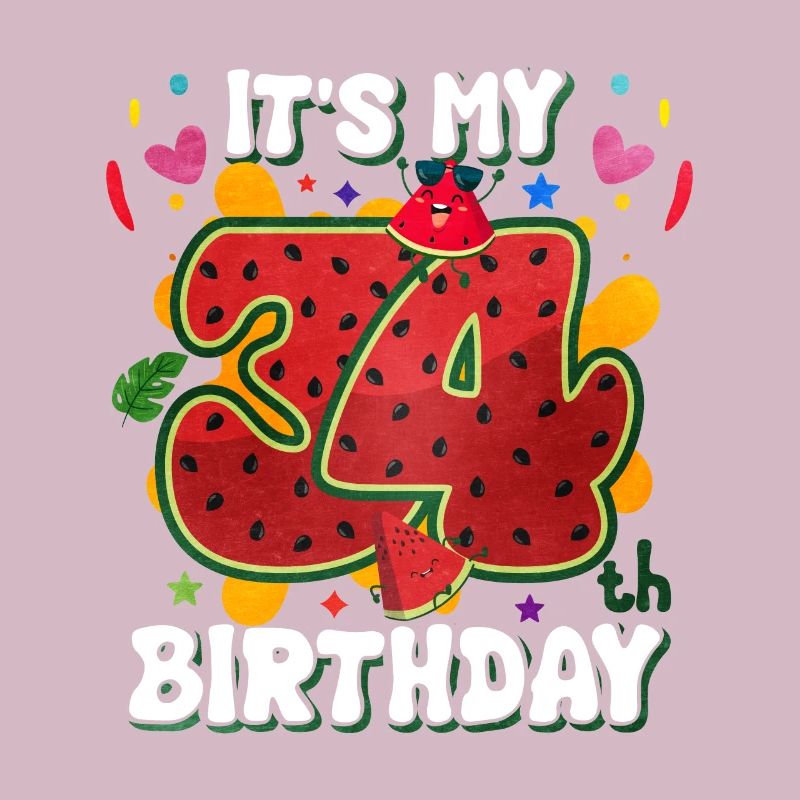 34e anniversaire Pastèque