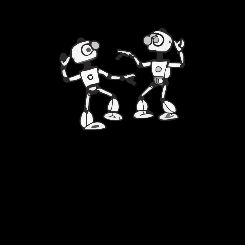 Cute dancing robots