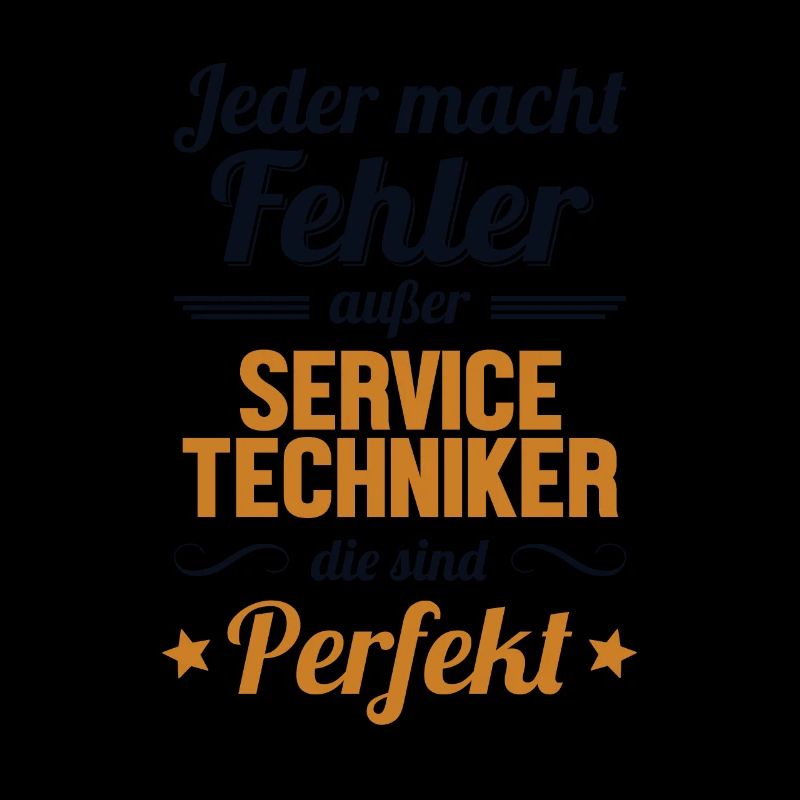 Servicetechniker sind Perfekt Techniker