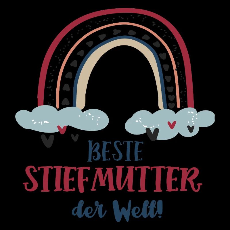 Beste Stiefmutter Outfit Regenbogen Stiefmama Mama
