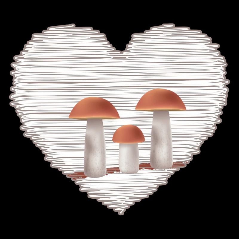 La cueilleuse de champignons adore le temps des champignons
