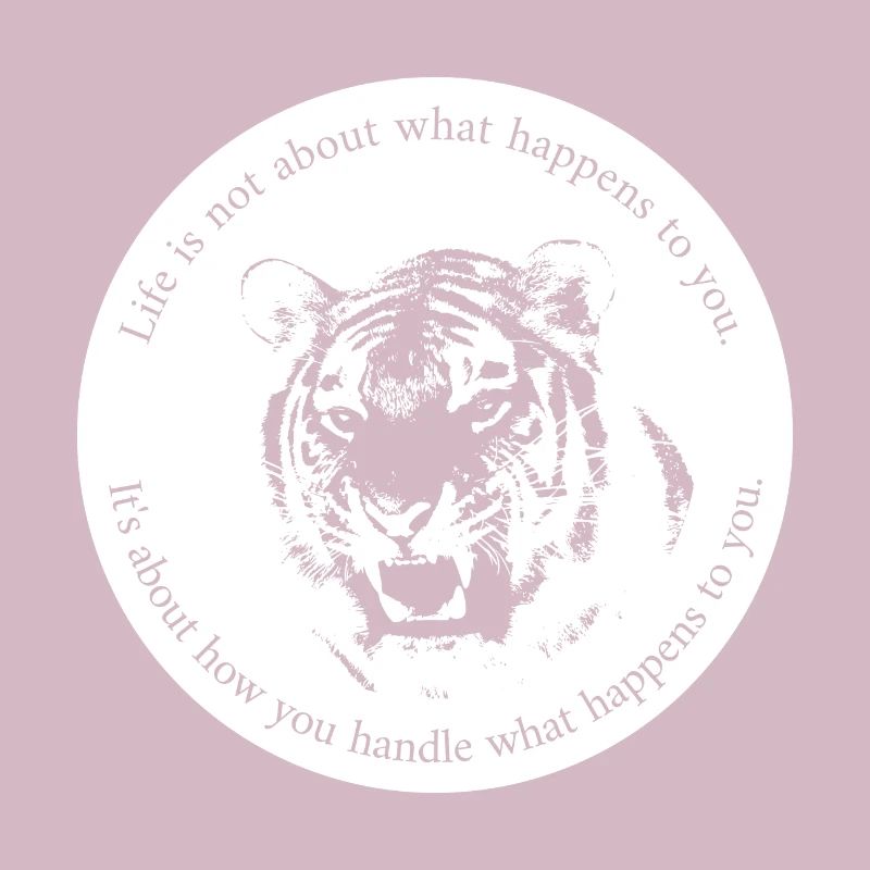 Inspirant dire Tiger Mindset Motivation