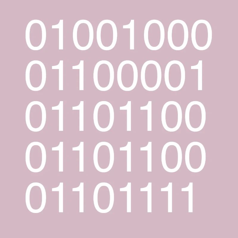 Computer scientist ASCII code binary