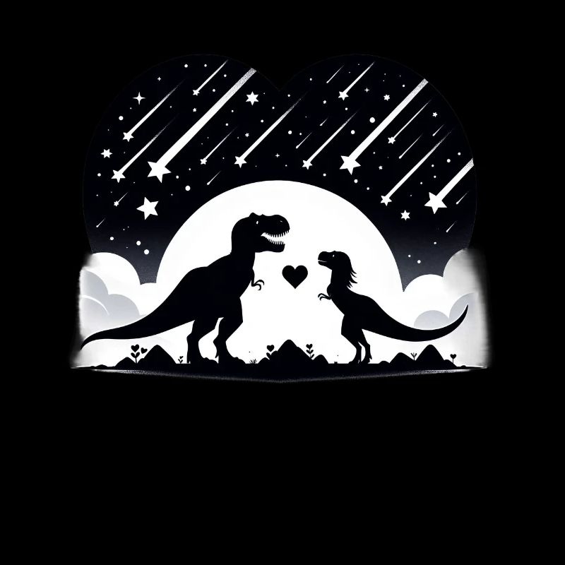Dino Love T-Rex Meteor Shower Saint-Valentin