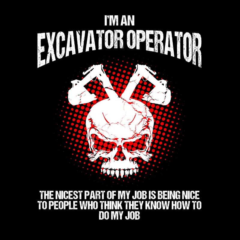 Excavator operator for excavators Sand excavators