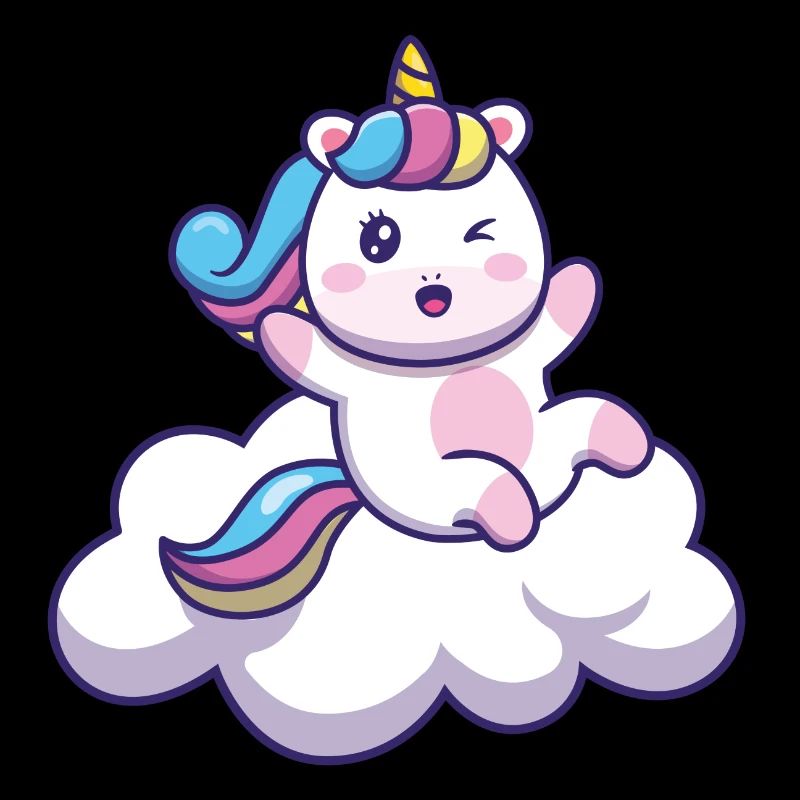 Einhorn auf Wolke 🦄