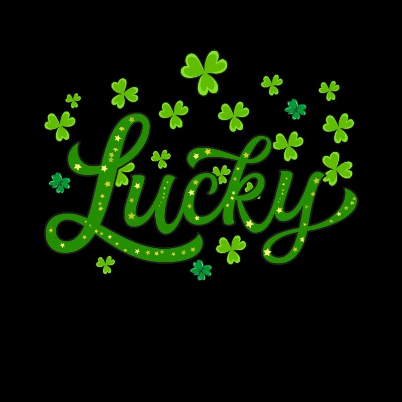 Lucky St Patricks Day, trèfle léopard