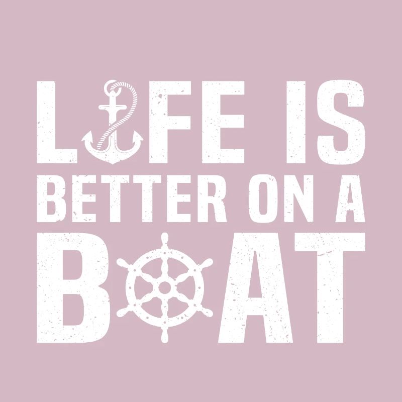 Das Leben auf einem Boot ist besser