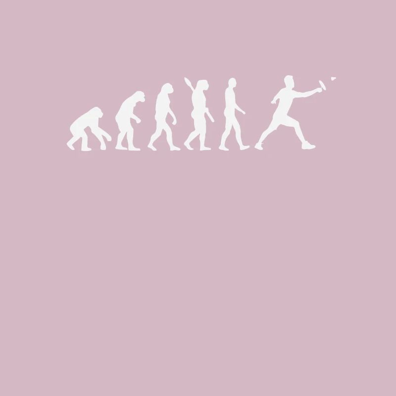 Badminton - Evolution des Menschen / Darwin