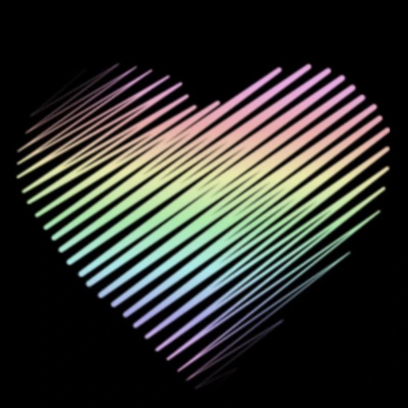 Regenbogenherz