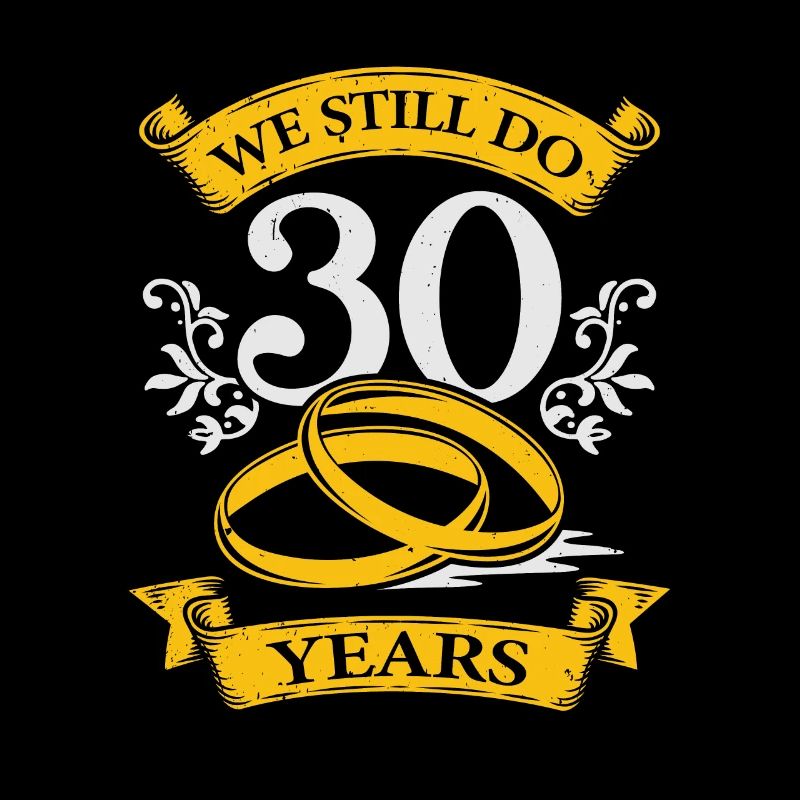 Ehepaar Jubiläum 30. Hochzeitstag Geschenk