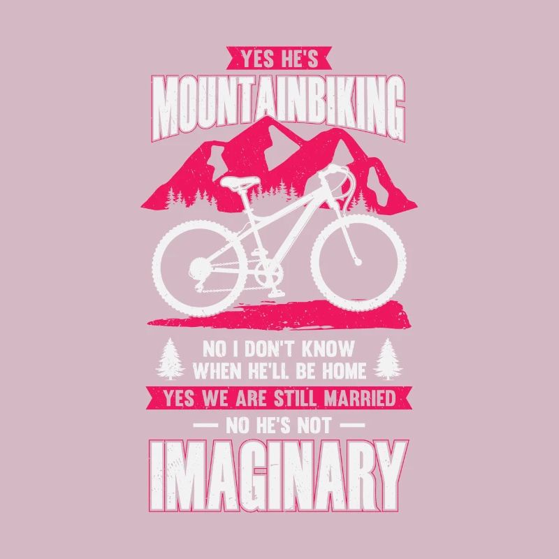 Mountainbiker Ehefrau Frau Geschenk