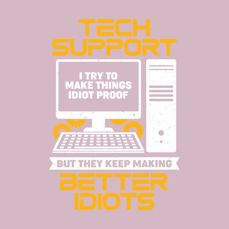 Computer PC Profession IT Support Staff Gift
