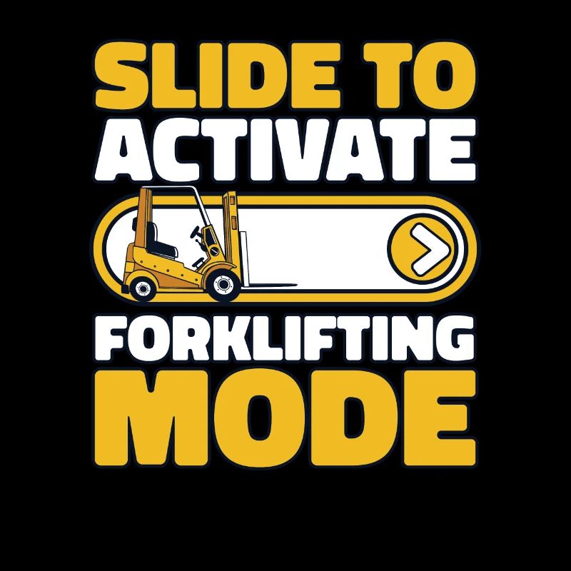 Slide To Activate Forklifting Mode Gabelstapler