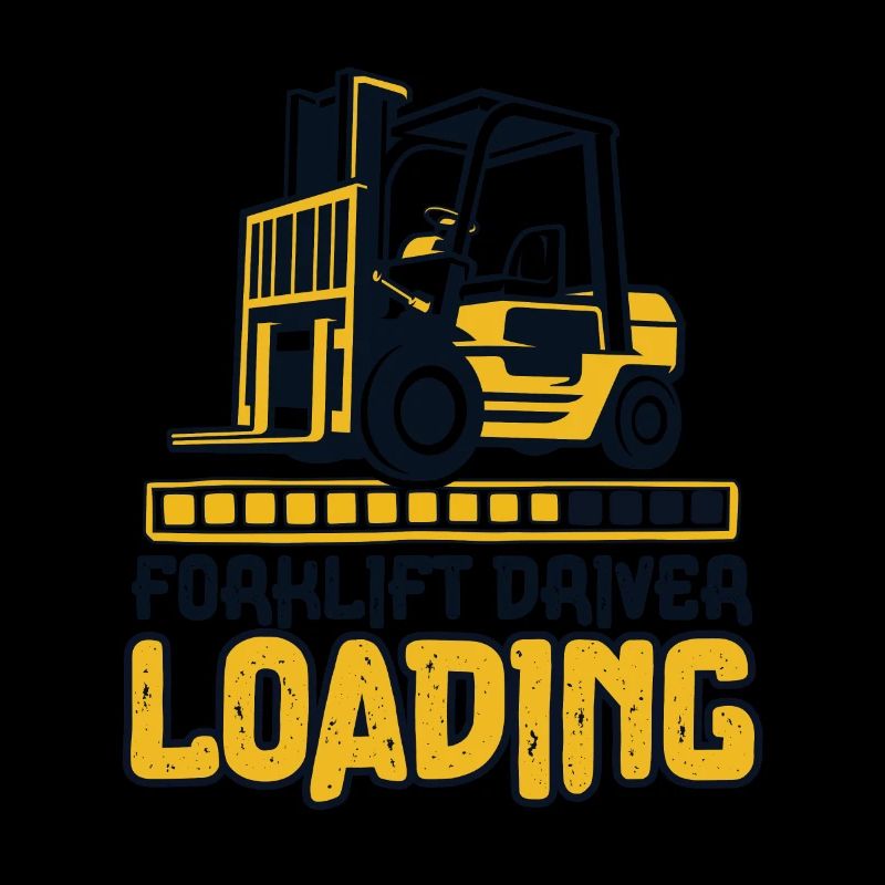 Forklift Driver Loading Gabelstaplerfahrer