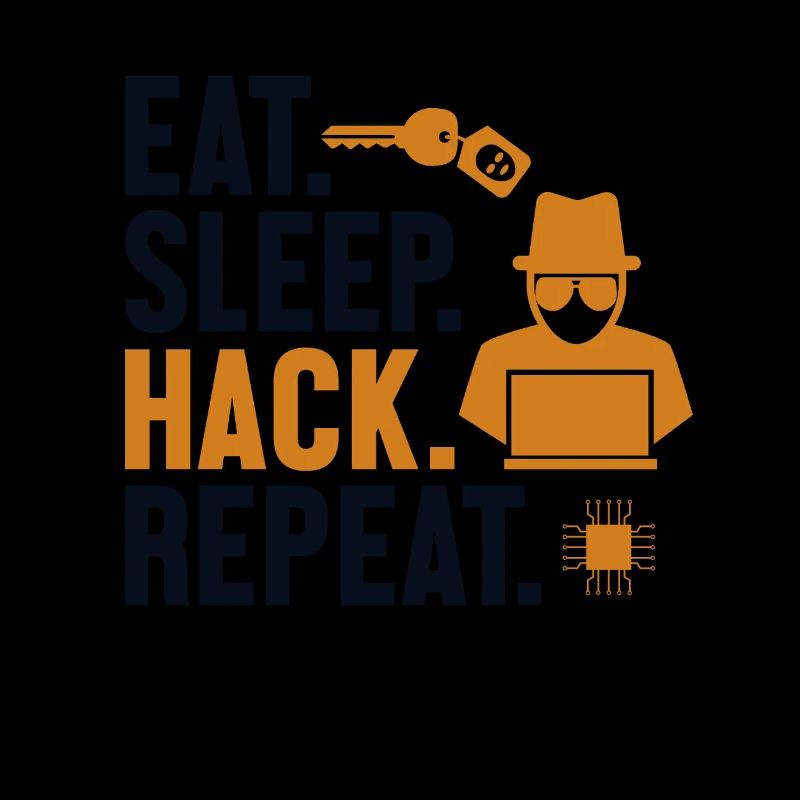 Eat Sleep Hack Repeat Social Engineering Phishing