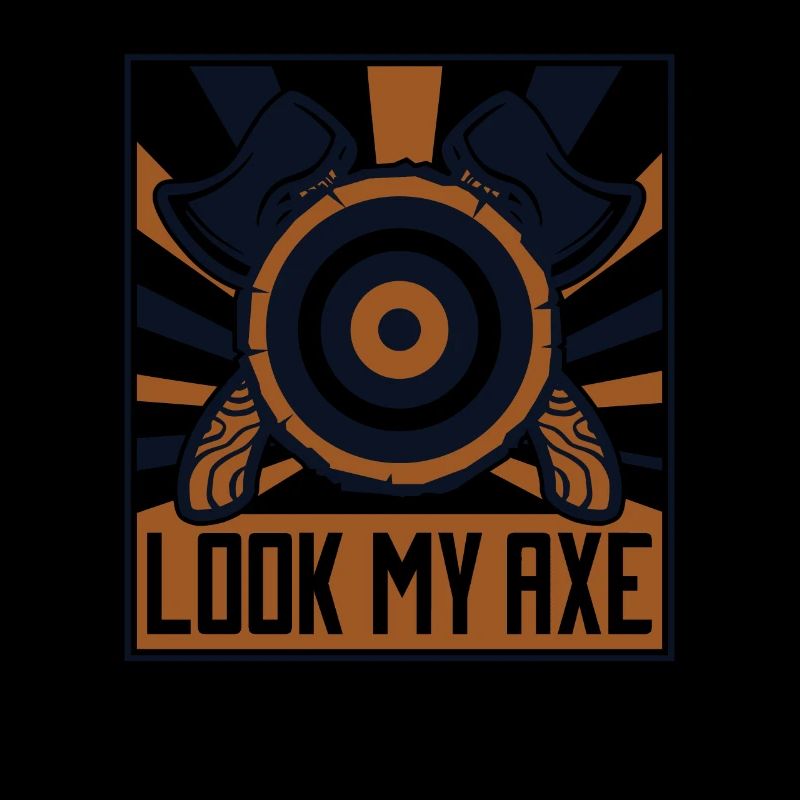 Look My Axe Axe Throwing Competition Game Axe